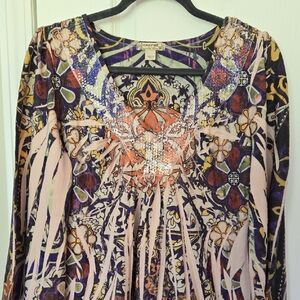 Custo Barcelona Floral Embellished Top